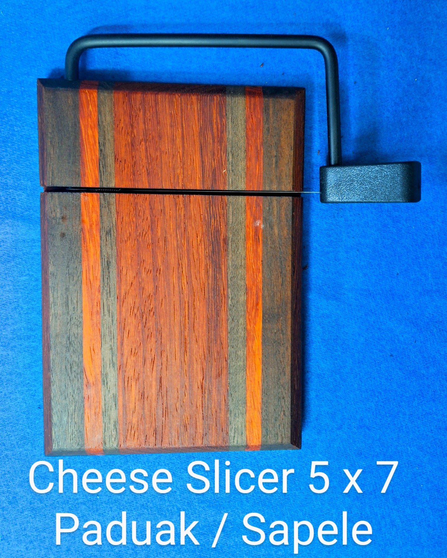 Cheese Slicer Sapele / Padauk 5 x 7