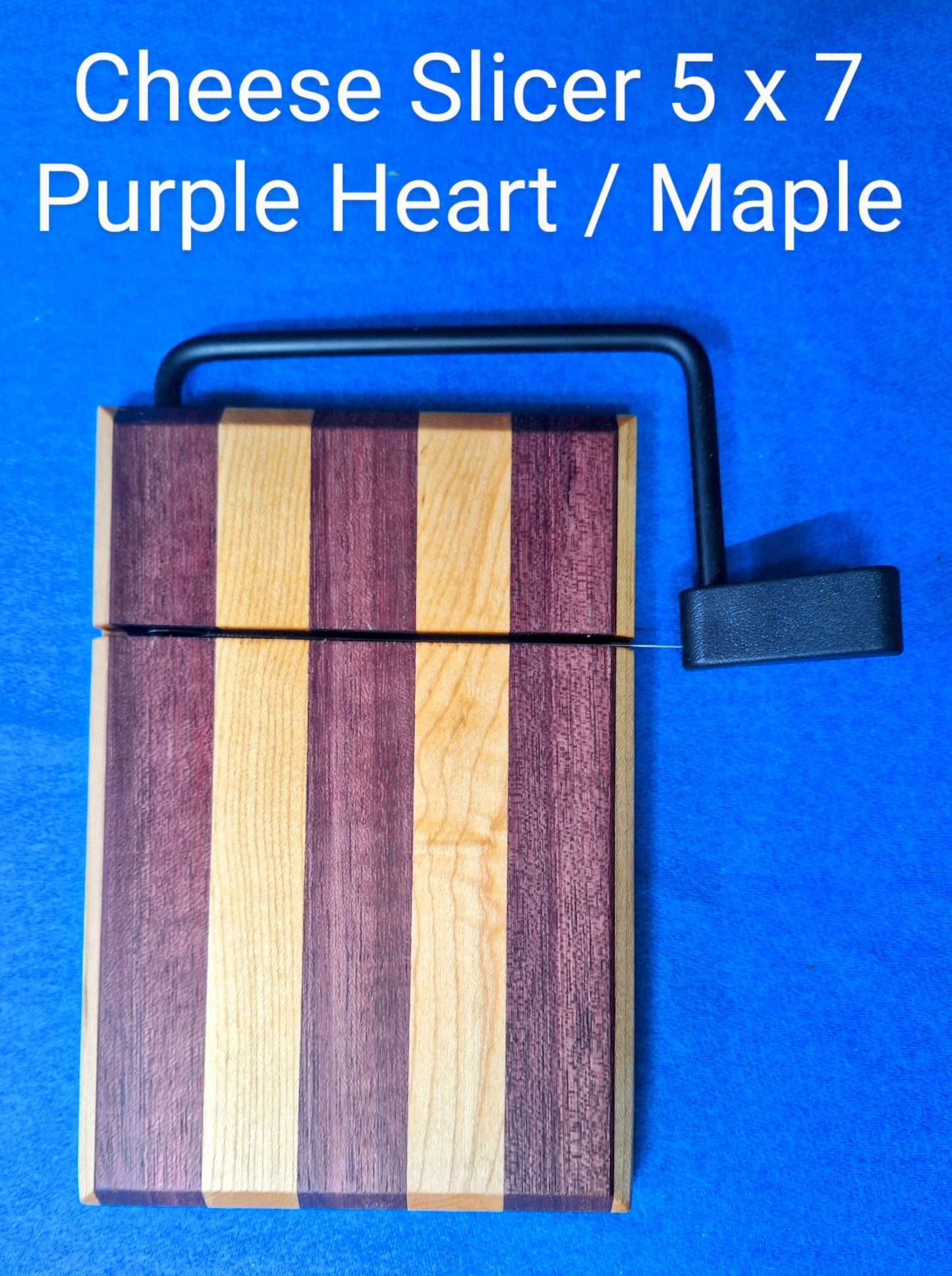 Cheese Slicer  Purple Heart / Maple  5 x 7