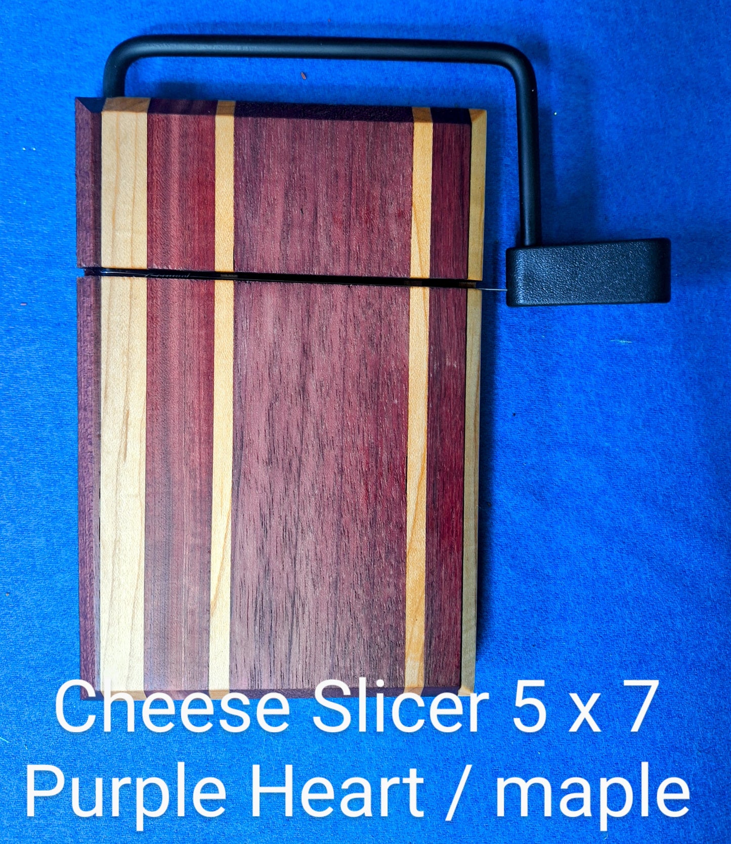 Cheese Slicer Purple Heart / Maple 5 x 7