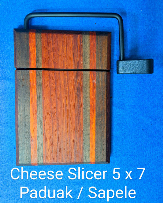 Cheese Slicer  Sapele / Padauk 5 x 7